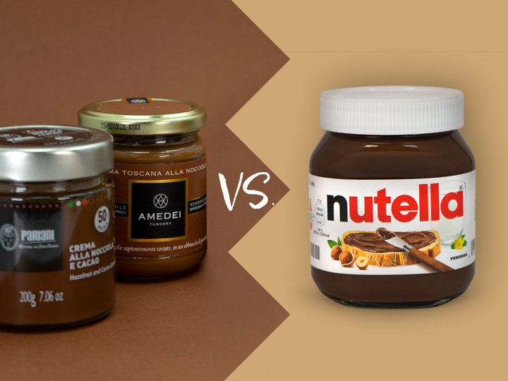 Hochwertige Aufstriche vs. Nutella