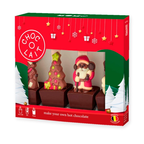 Choc-o-Lait - Weihnachtstrinkschokoladen-Sticks Vollmilch