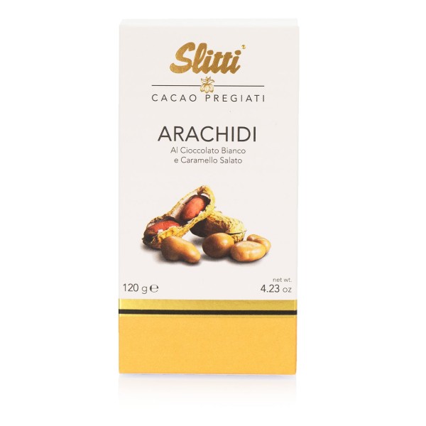 Slitti - Erdnuss-Dragées mit weißer Schokolade