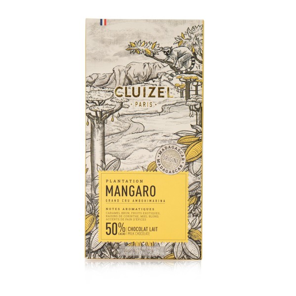 Cluizel - MANGARO 50% Plantagenschokolade aus Madagaskar