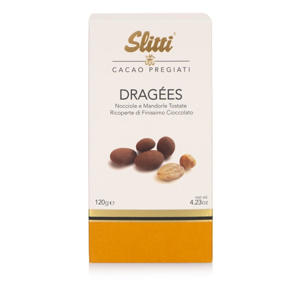 Slitti – Haselnuss- und Mandel-Dragées mit Vollmilchschokolade