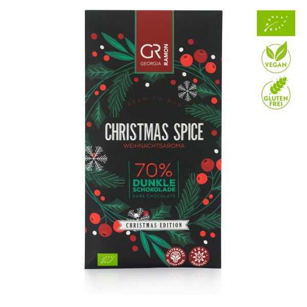 Georgia Ramon - Bio-Schokolade 70% Christmas Spice