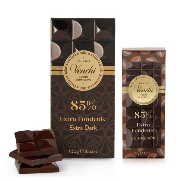 Venchi - Dunkle Schokolade mit 85% Kakao