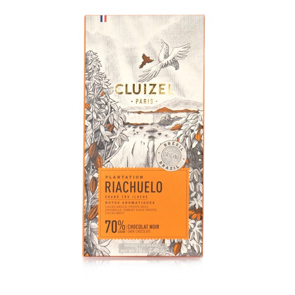 Cluizel - RIACHUELO 70% Plantagenschokolade aus Brasilien