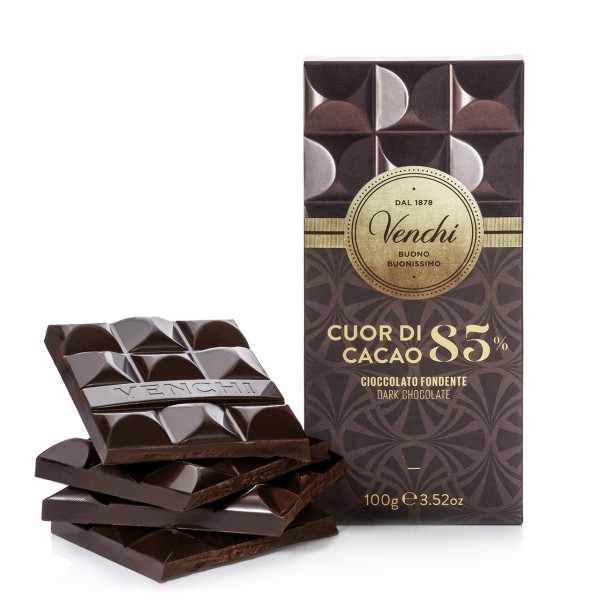 Venchi - Dunkle Schokolade mit 85% Kakao