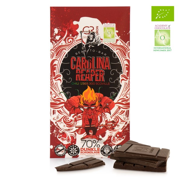 Georgia Ramon - dunkle Schokolade mit dem schärfsten Chili der Welt