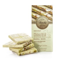 Venchi - Weiße Schokolade mit gesalzenen Pistazien, Haselnüssen und Mandeln