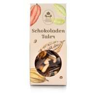 Dresdner Handwerk - Dunkler Schokoladentaler mit Cashewkernen, Feige & Schwar...