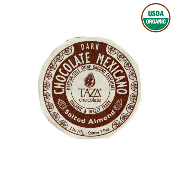 Taza - Dunkle Schokolade mit Gesalzenen Mandeln 40%