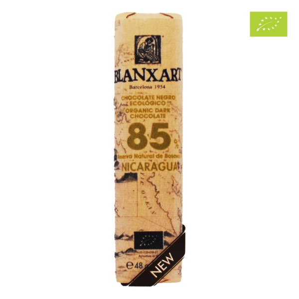 Blanxart - Dunkler Bio-Schokoladen-Riegel aus Nicaragua mit 85% Kakao