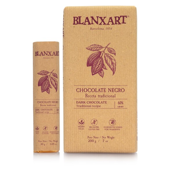 Blanxart - Dunkle Schokolade mit 60% Kakao