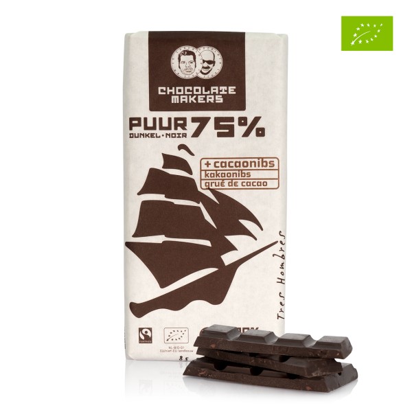 Chocolate Makers - Dunkle Schokolade mit Kakaonibs