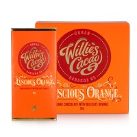 Willie`s Cacao - Dunkle Schokolade mit Orangenöl