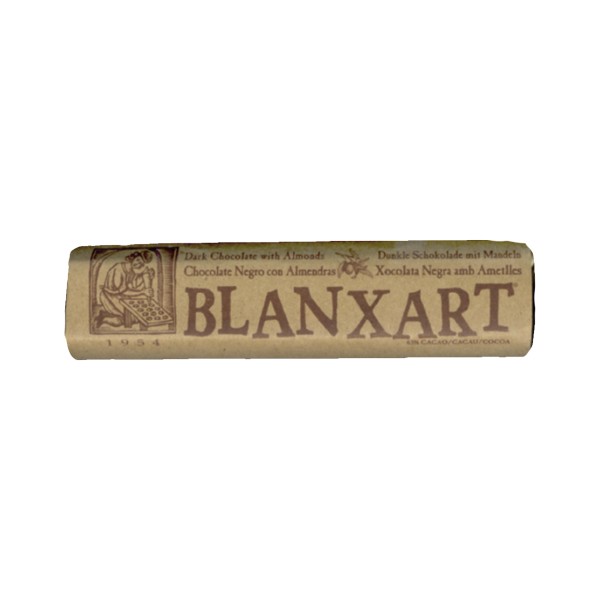 Blanxart - Dunkler Schokoladen-Riegel mit 60% Kakao & Mandeln