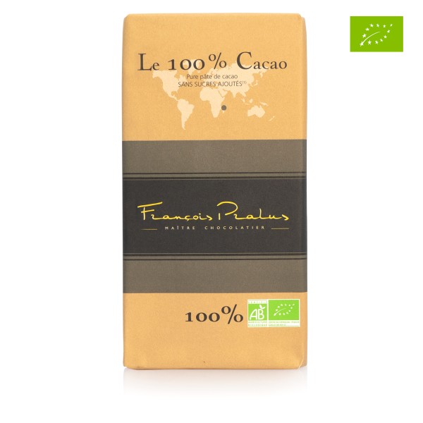 François Pralus - Dunkle Schokolade 100% Criollo-Kakao