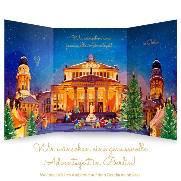 CAMONDAS - Berlin-Silhouette für Schokoladenmarkt