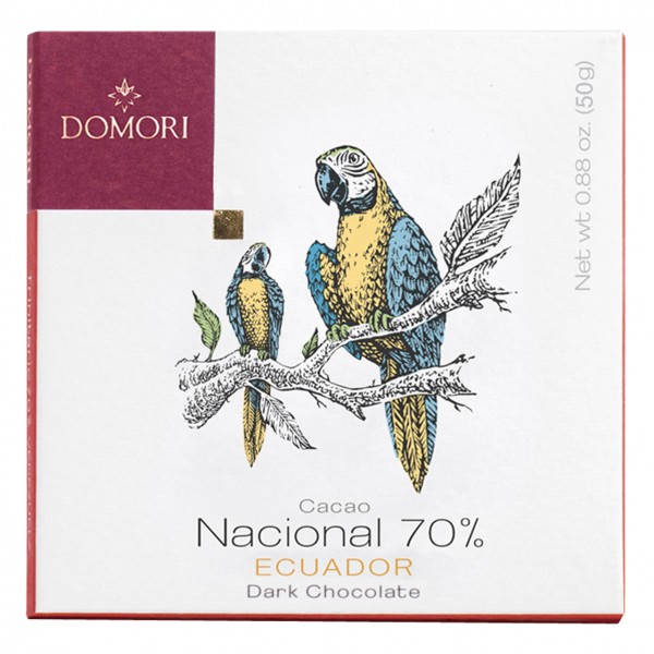 Domori - Dunkle Schokolade mit 70% Kakao aus Equador