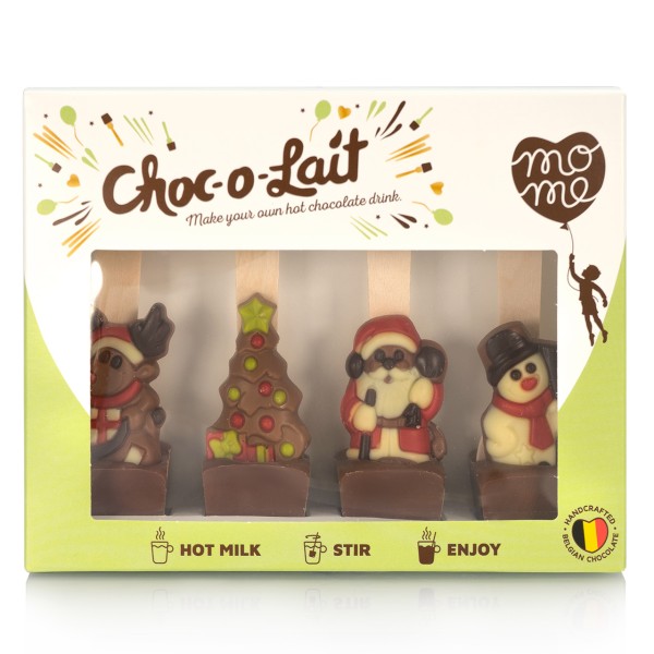Choc-o-Lait - Geschenkpackung mit Vollmilch-Trinkschokoladen