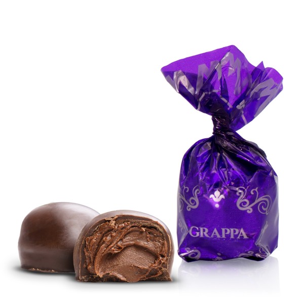 Cuneesi - Grappa-Praline dunkle Schokolade