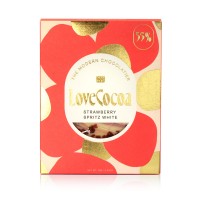 Love Cocoa – Weiße Schokolade Erdbeere & Champagner