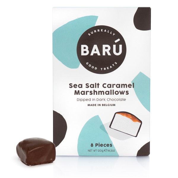 Baru - Marshmallows mit Meersalz & Karamell in dunkler Schokolade