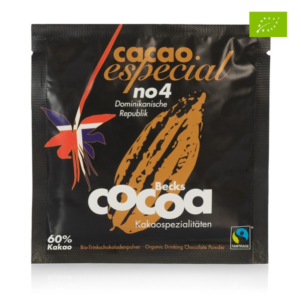 Becks Cocoa - No. 4 Bio-Kakao aus der Dom. Republik im Portionsbeutel