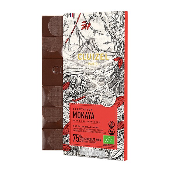 Michel Cluizel - Dunkle Bio-Schokolade Mokaya mit 75% Kakao
