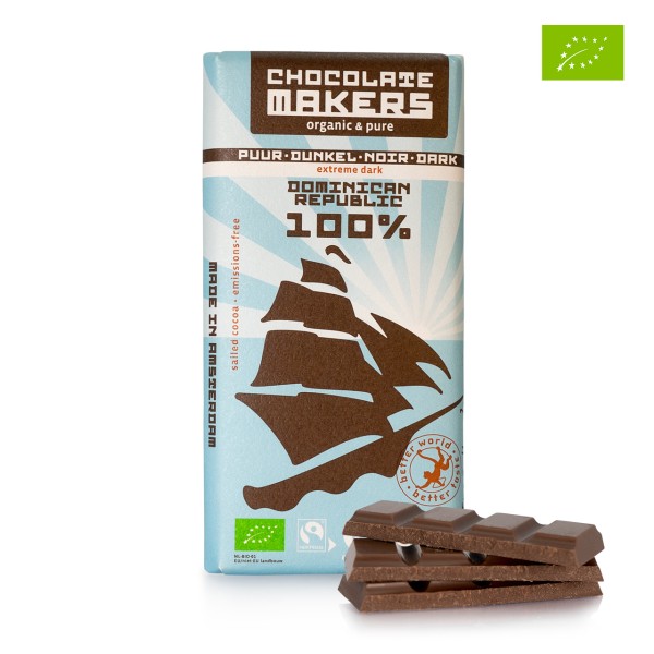 Chocolate Makers – Dunkle 100%ige Schokolade