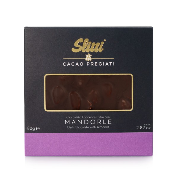 Slitti – Dunkle Schokolade mit Mandeln