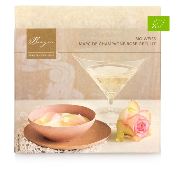 Berger – Weiße Bio-Schokolade Marc de Champagne-Rose