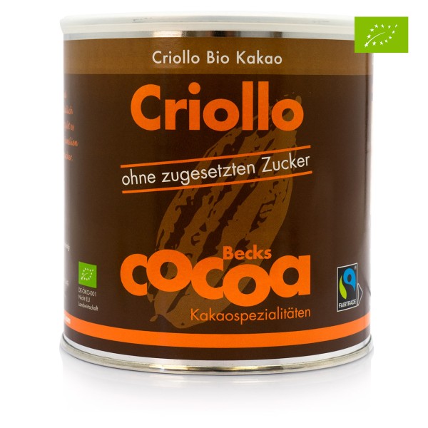 Becks Cocoa - Criollo Bio-Kakaopulver