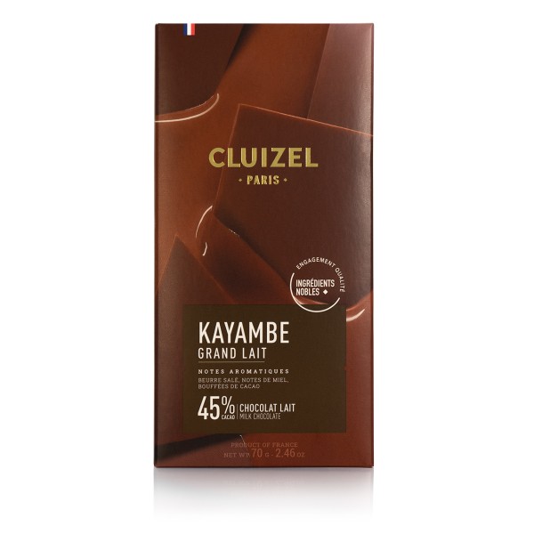 Cluizel - Kayambe Lait 45 % Vollmilchschokolade