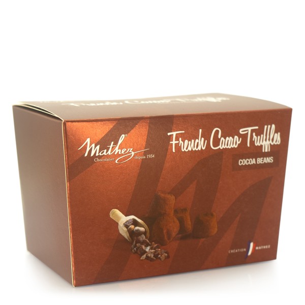 Mathez - Schokoladen-Trüffel mit Kakaobohnensplitter