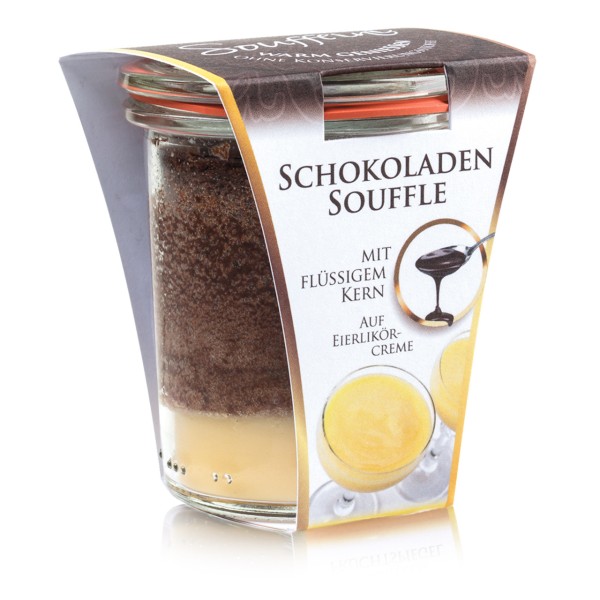 Soufflini - Schokoladensoufflé Eierlikör