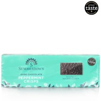 Summerdown - Dunkle Schokolade mit Pfefferminzöl und Zuckercrips