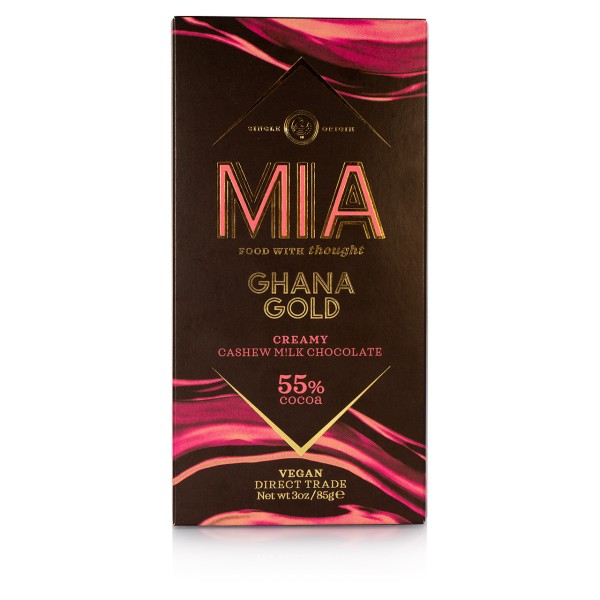 Mia - Ghana Gold Vegane Vollmilchschokolade