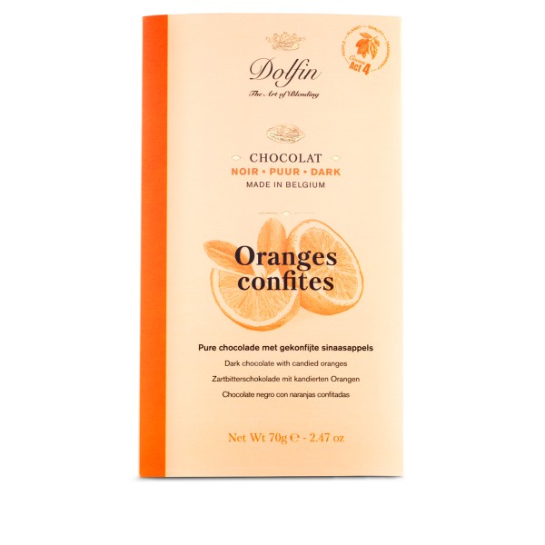 Dolfin - Orangen-Schokolade dunkel 60%