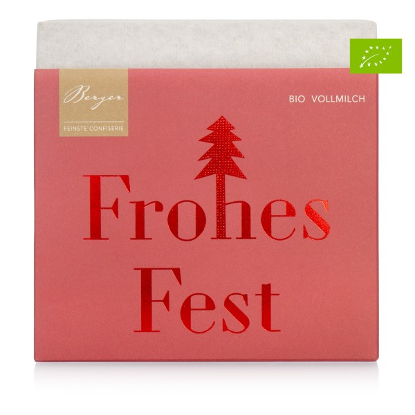 Berger - Vollmilch-Schokolade „Frohes Fest“