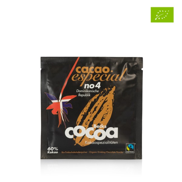 Becks Cocoa - Bio-Kakao aus der Dom. Republik im Portionsbeutel