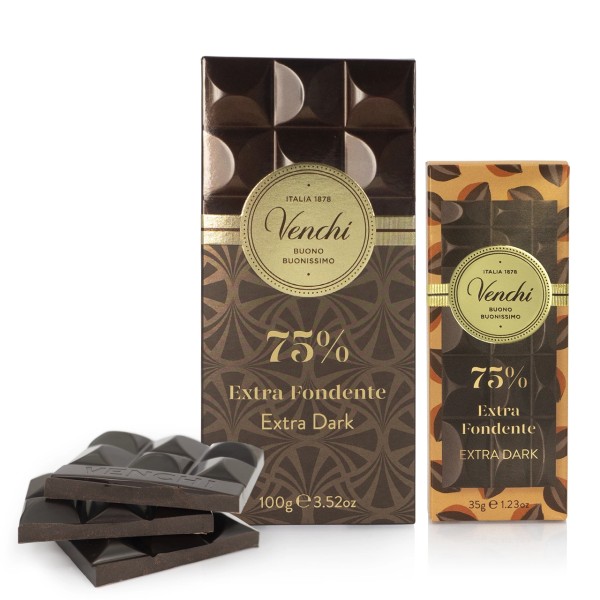 Venchi - Dunkle Schokolade mit 75% Kakao