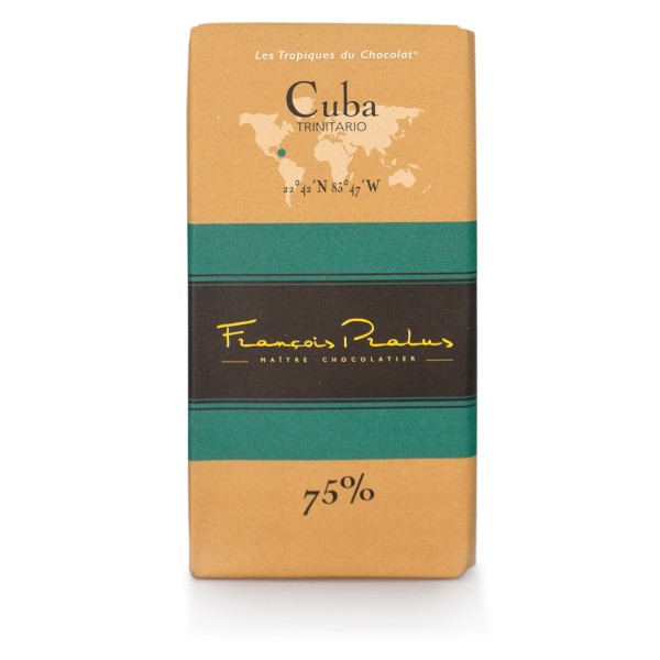 François Pralus - Dunkle Schokolade 75% Trinitario-Kakao