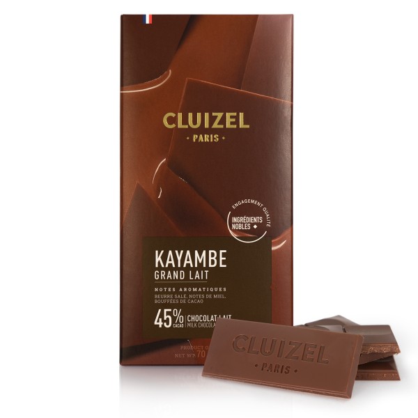 Cluizel - Kayambe Vollmilch-Schokolade 45%