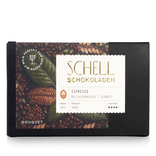 Schell - Vollmilch Schokolade mit Espresso, 38%