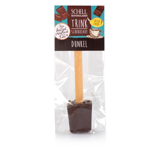 Schell - Trinkschokolade am Stiel Dunkle Schokolade