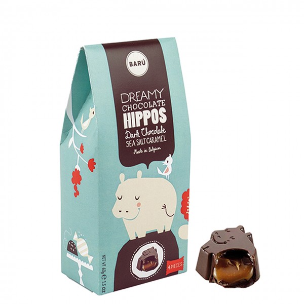 Baru - Packung Dunkle Hippos mit Meersalz und Caramel