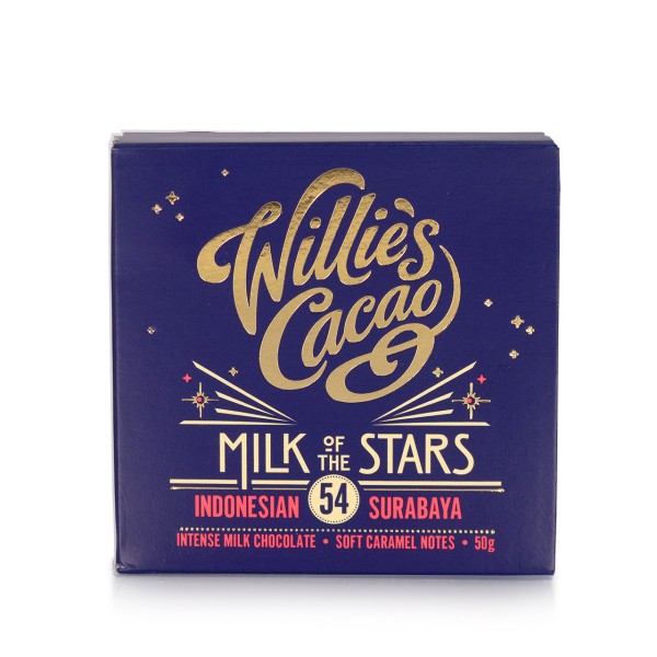 Willie`s Cacao - Pure Milchschokolade Milk of the Stars 54%